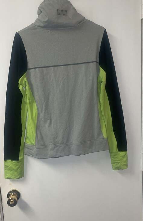 Victoria's Secret PINK Ultimate Funnel Neck Gray Neon Pullover - Picture 6 of 8